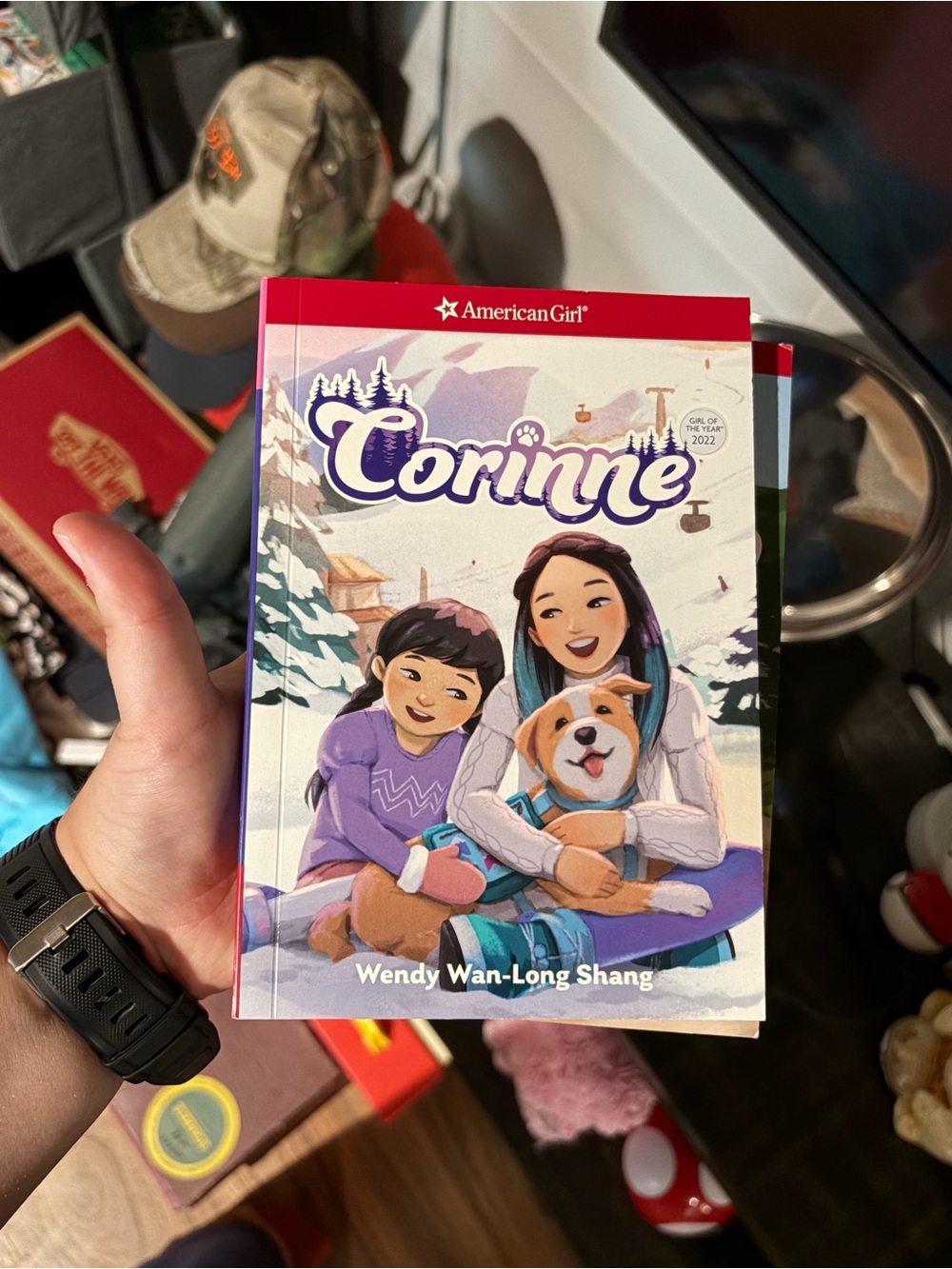 American Girl Corinne Book - Purple and Red Accents